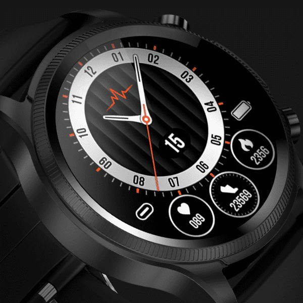 Smart Wellness Watch with AMOLED Display and Activity Tracking