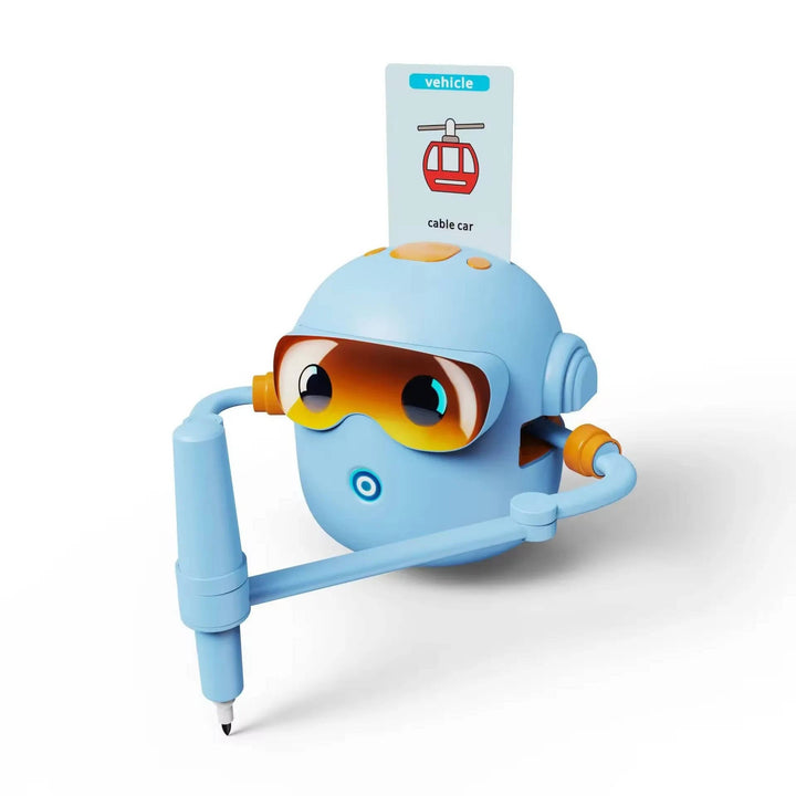 Drawing Robot with 100 Cards and Markers Voice Interactive Art Toy Ages 3 and up