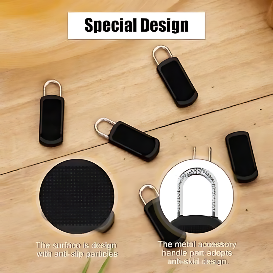 50 Pack Tool-Free Detachable Rubber Zipper Pull Replacements for Backpacks, Jackets and Luggage