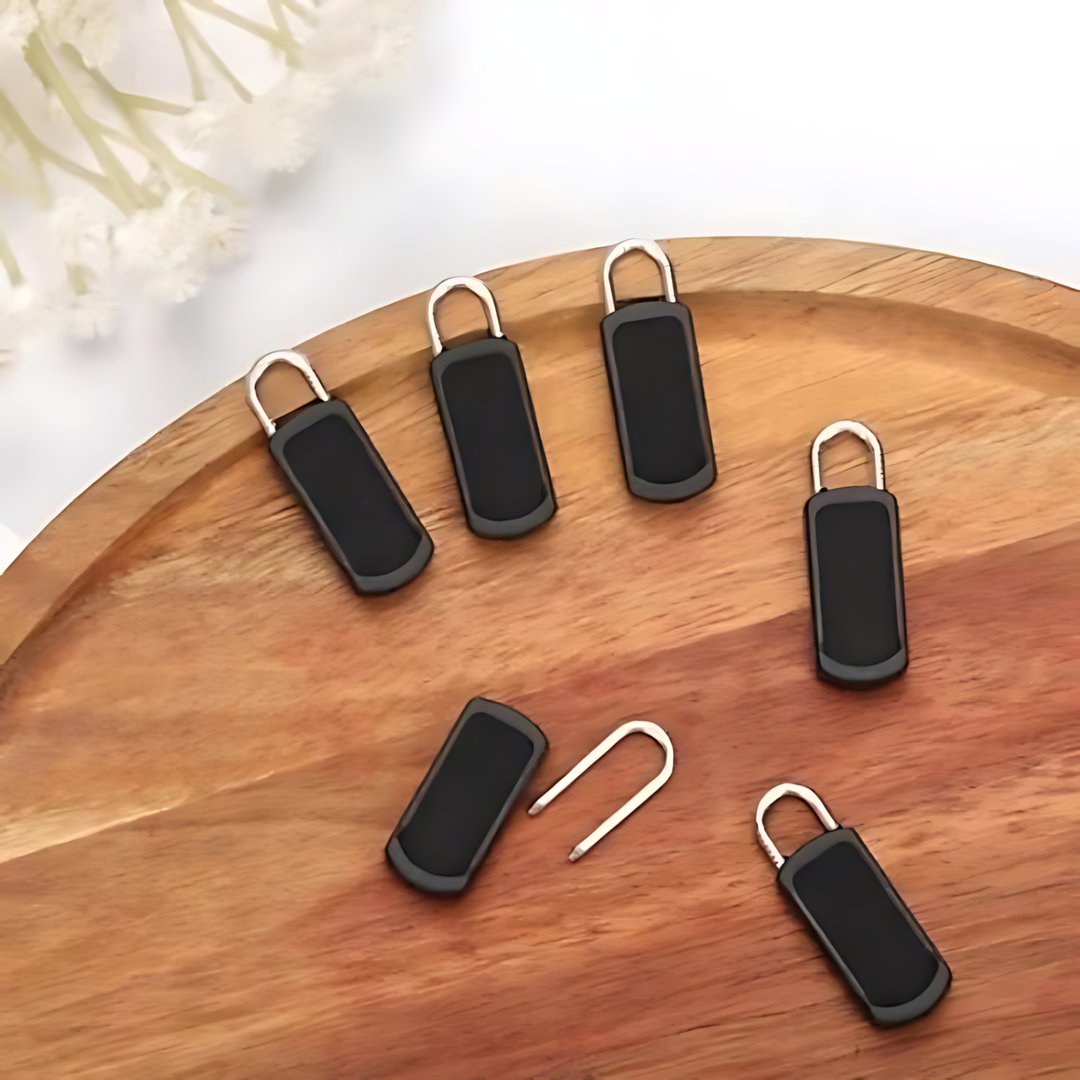 50 Pack Tool-Free Detachable Rubber Zipper Pull Replacements for Backpacks, Jackets and Luggage