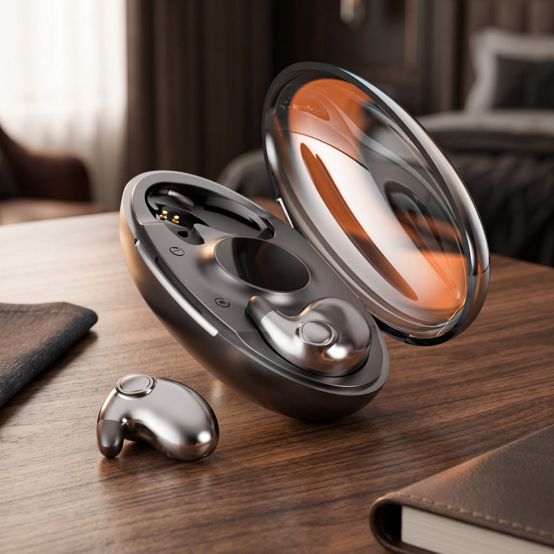Wireless Sleep Earbuds with Ergonomic Low Profile Design and IPX5 Sweat Resistance