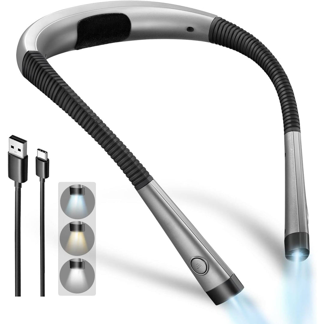 Portable Neck Reading Light, Flexible Design for Bedtime and Hands Free Reading
