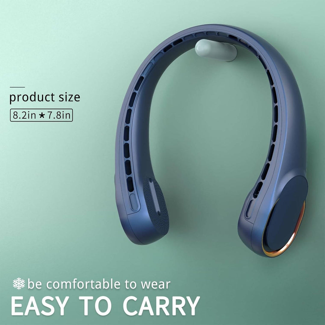 Portable Neck Fan, Hands Free Bladeless Wearable Fan