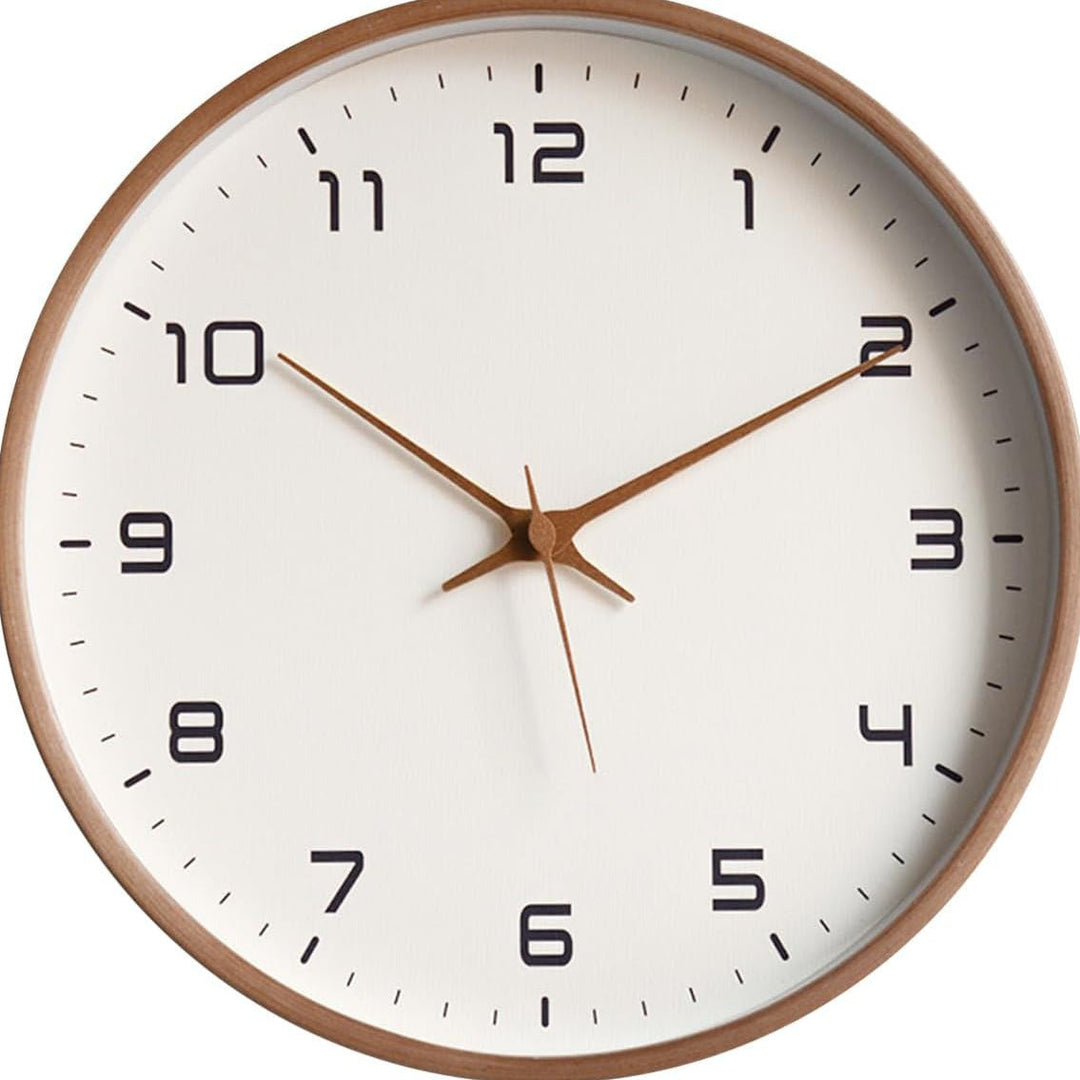 Wooden Wall Clock, 10 Inch