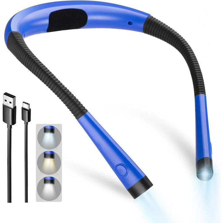 Portable Neck Reading Light, Flexible Design for Bedtime and Hands Free Reading