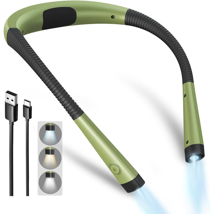 Portable Neck Reading Light, Flexible Design for Bedtime and Hands Free Reading