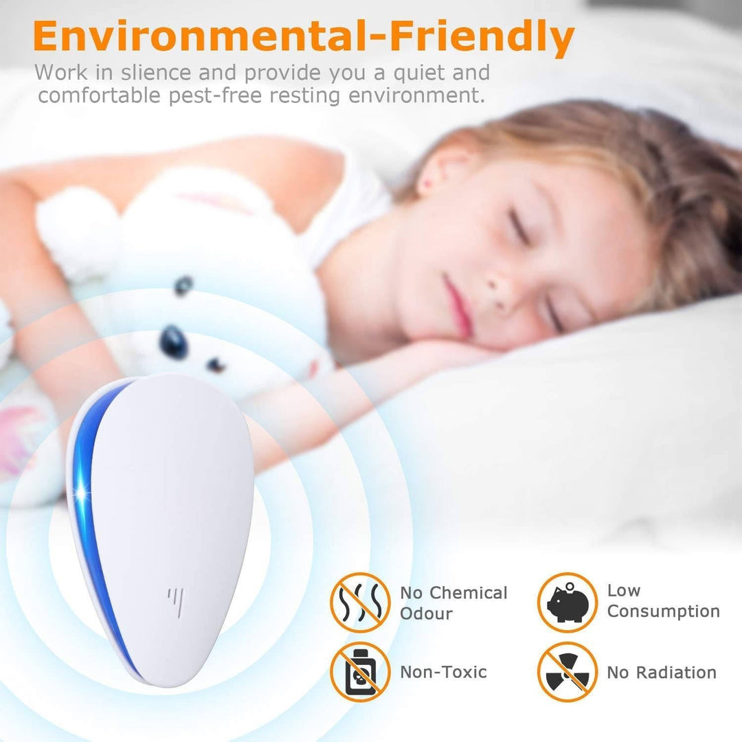 Plug In Ultrasonic Pest Deterrent Device for Bed Bugs and Insects