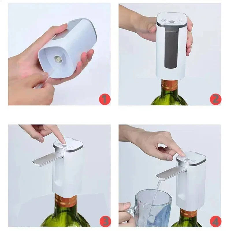 Electric Wine Separator and Aerator, Intelligent Alcohol Dispenser with Fast Air Pump for Bar and Home Use