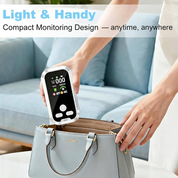 Multi Function Gas and Smoke Monitor with LCD Display and Temperature Humidity Readings