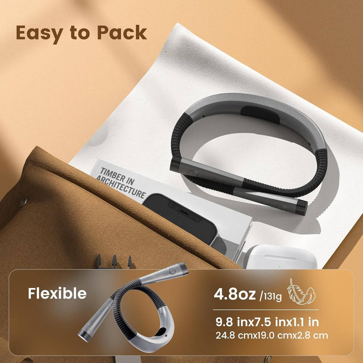 Portable Neck Reading Light, Flexible Design for Bedtime and Hands Free Reading