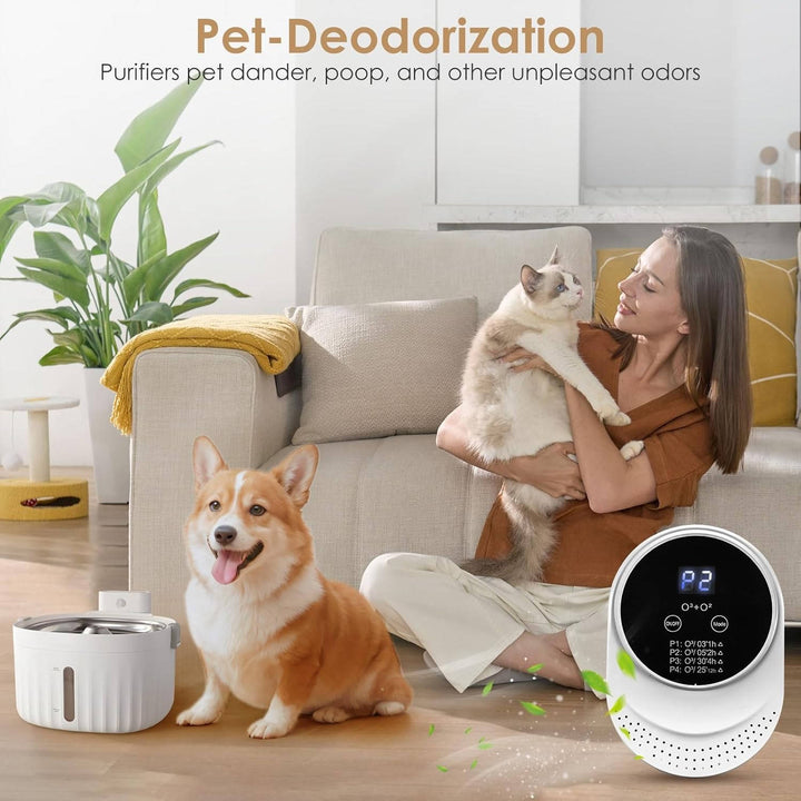 Plug In Odor Control Device with 4 Modes for Pet and Home Areas