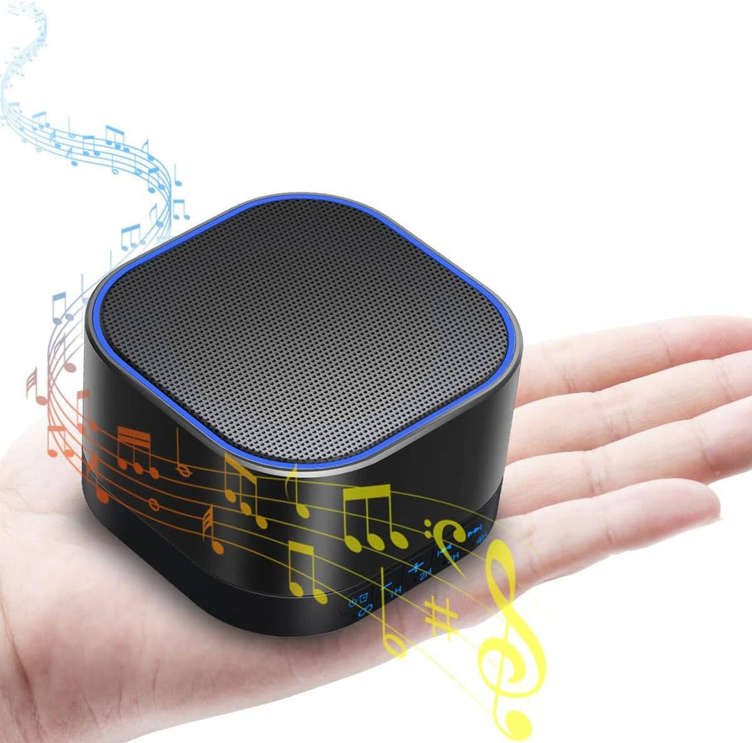 Sound White Noise Machine with 20 Non Looping Natural Soothing Sounds and Memory Function, 32 Levels of Volume