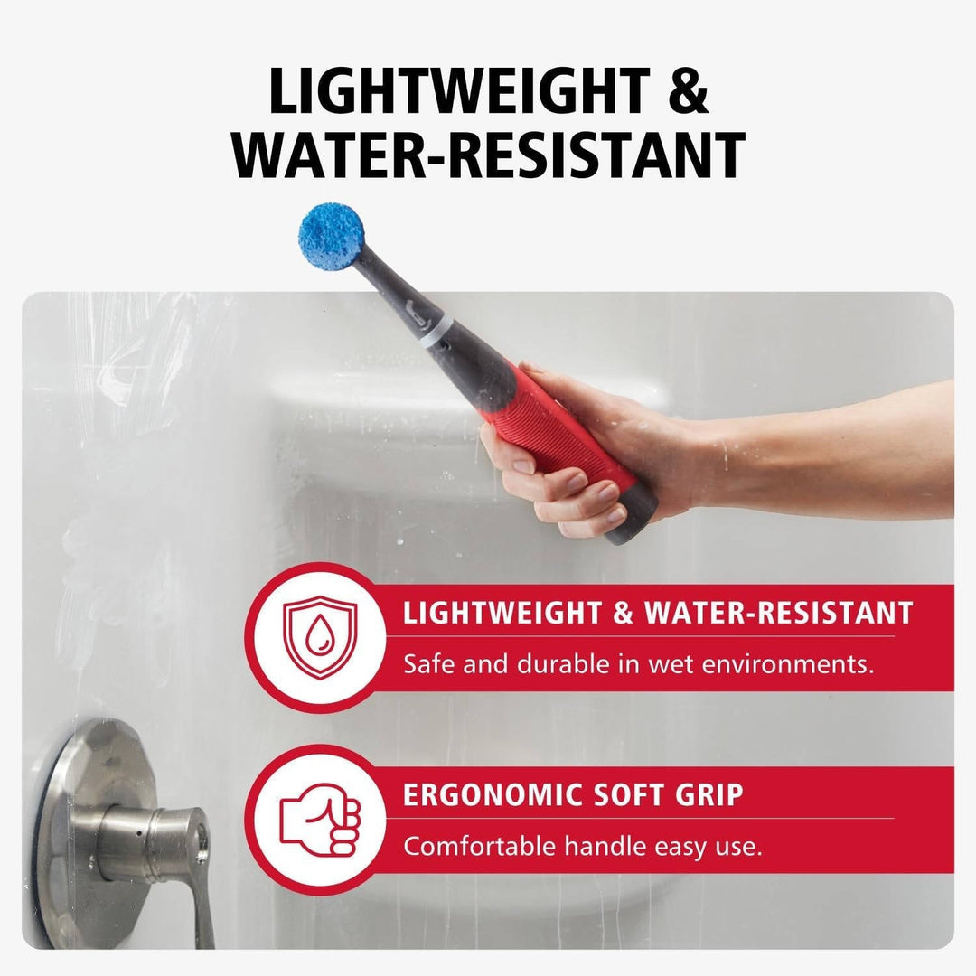 Electric Grout Cleaner Brush, 18 Piece Cordless Scrubber Kit for Tile, Shower, Tub and Bathroom
