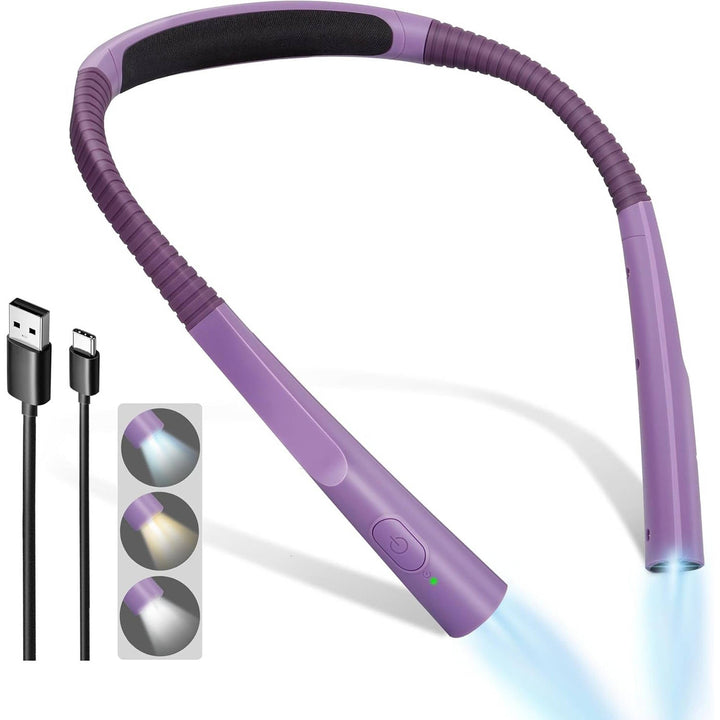 Portable Neck Reading Light, Flexible Design for Bedtime and Hands Free Reading