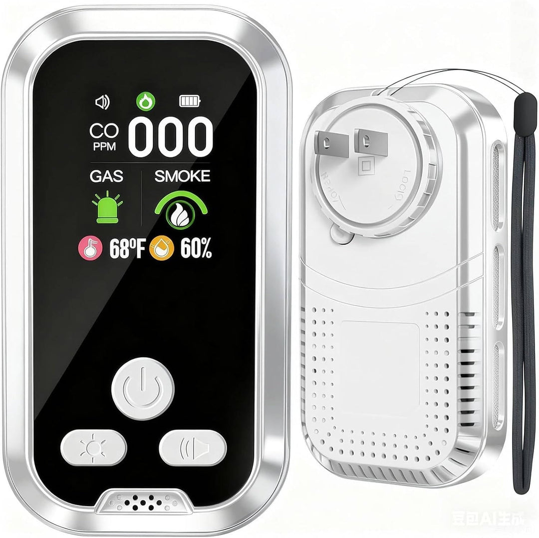 Multi Function Gas and Smoke Monitor with LCD Display and Temperature Humidity Readings