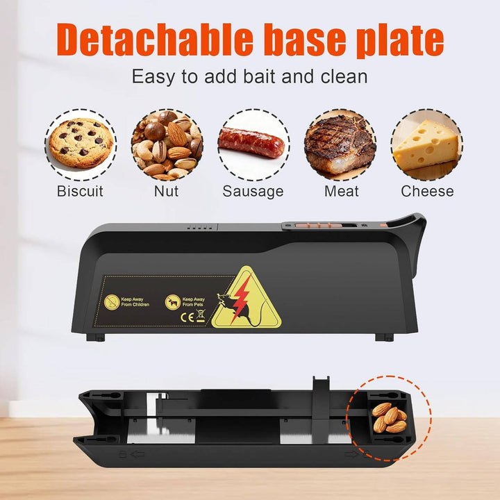 2 Pack Indoor Mouse Trap with No Touch Disposal and Alert System