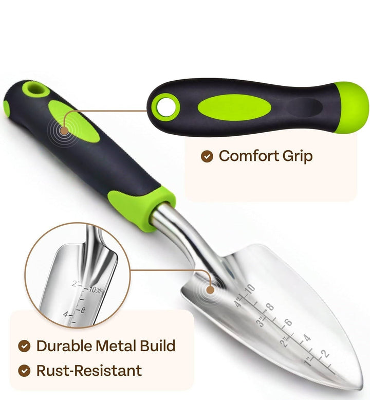 Ergonomic Heavy Duty Gardening Tools Kit, Gardening Gifts for Women and Men