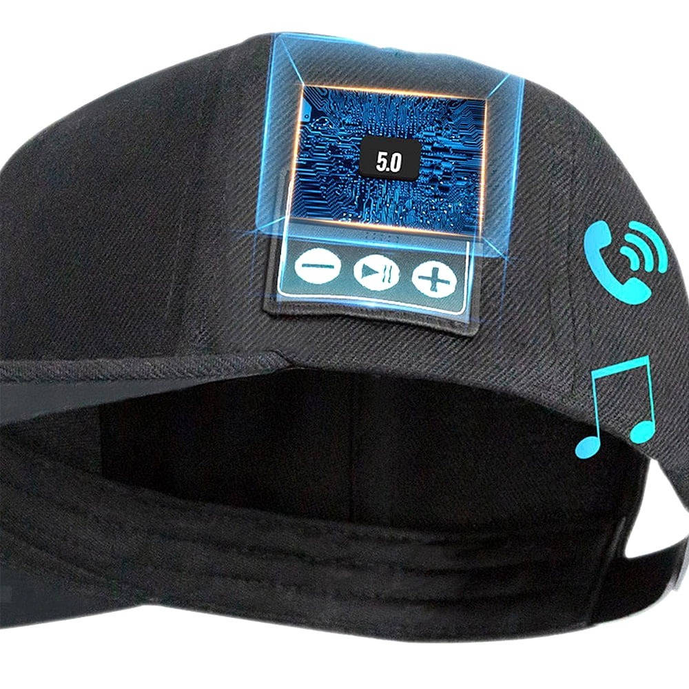 Wireless Bluetooth Baseball Cap with Speaker, Bluetooth Hat, for Music and Calling