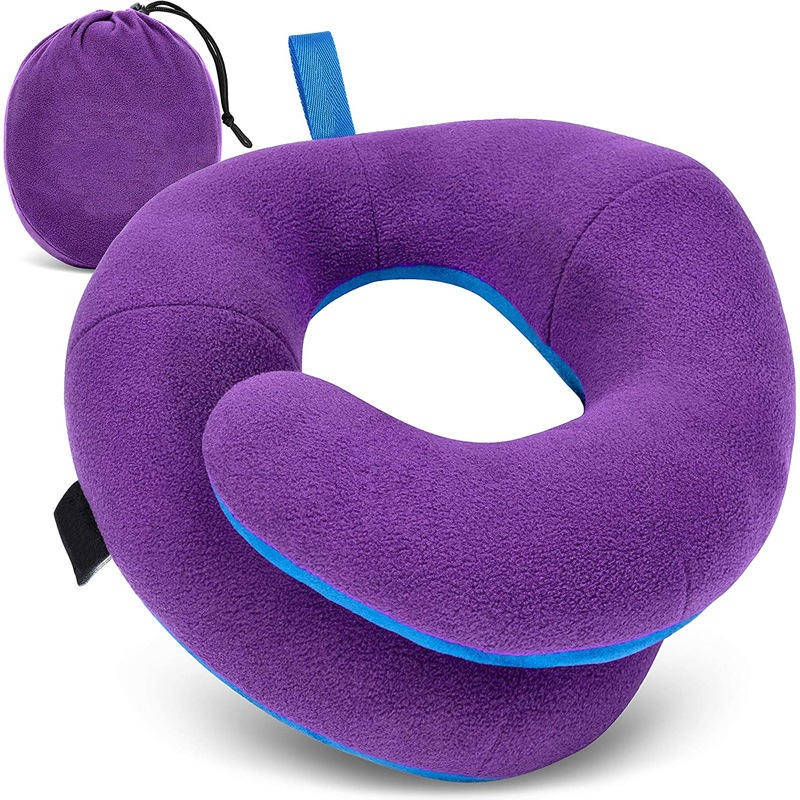 Travel Neck Pillow for Airplane Long Flights and Car Rides