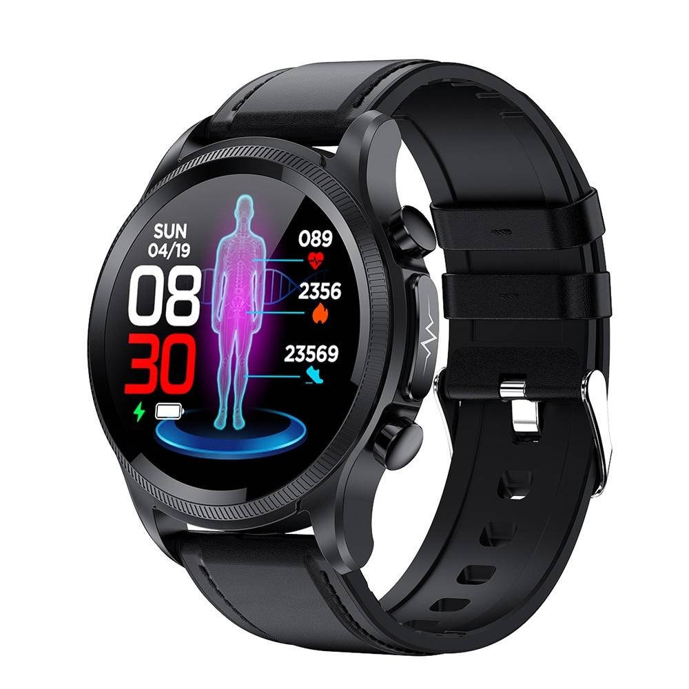 Smart Wellness Watch with AMOLED Display and Activity Tracking