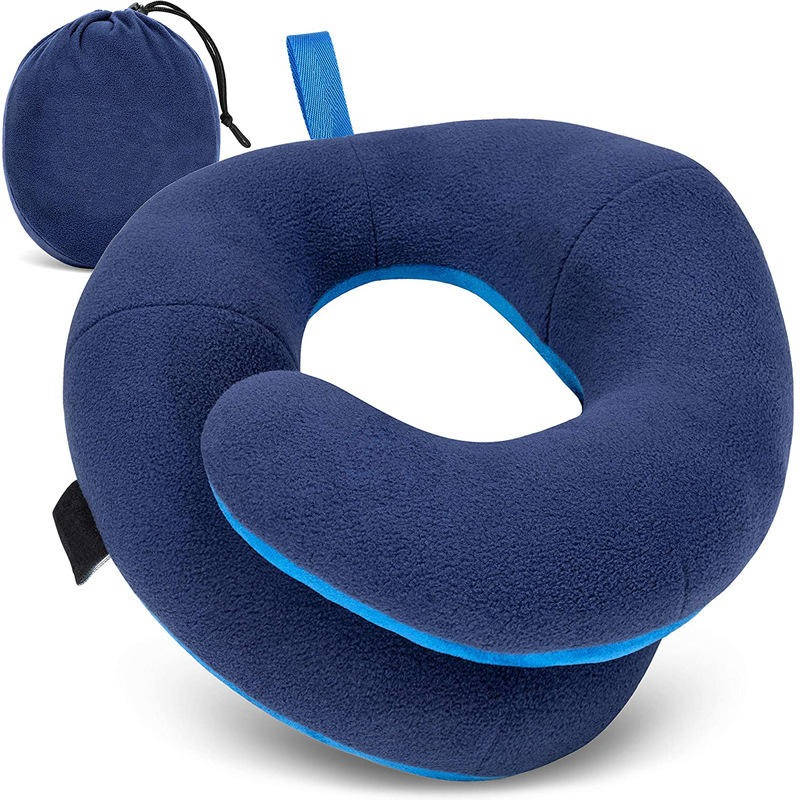 Travel Neck Pillow for Airplane Long Flights and Car Rides