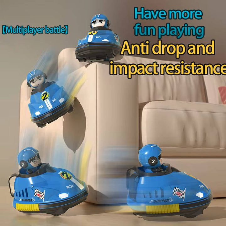 RC Bumper Cars 2 Pack with Ejecting Drivers, Remote Control Battle Cars for Kids Ages 3 and up