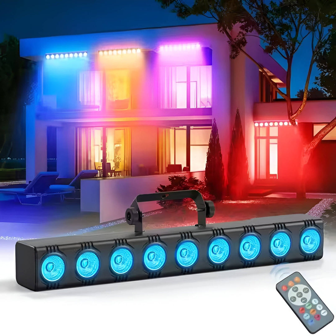 LED Wash Light Bar 36W RGBW Stage DJ Party Light DMX Wall Washer Uplighting