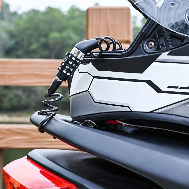 Motorcycle Helmet Lock