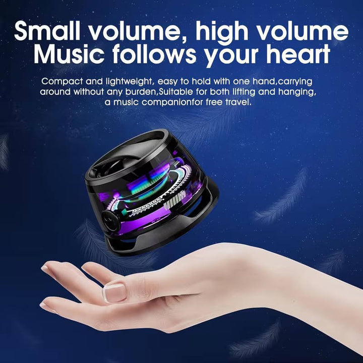 Magnetic Bluetooth Mini Speaker, Bluetooth 5.3, RGB Lights