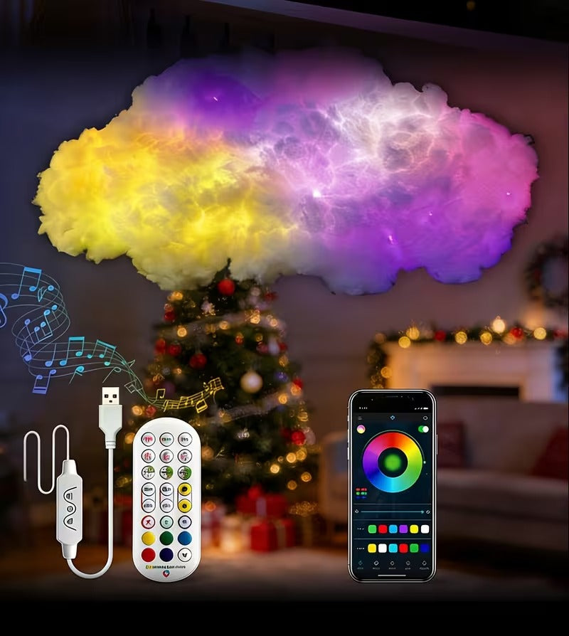 3D Big Cloud Lightning Light Kit for Adults and Kids