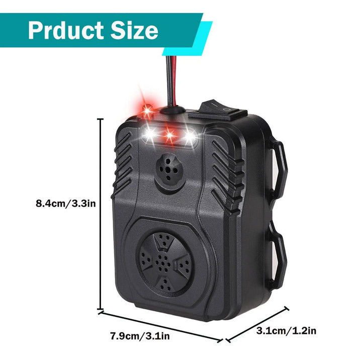 Ultrasonic Car Engine Rodent Repeller, Under Hood Rat and Mouse Deterrent for Vehicle Wiring and Pest Control Protection