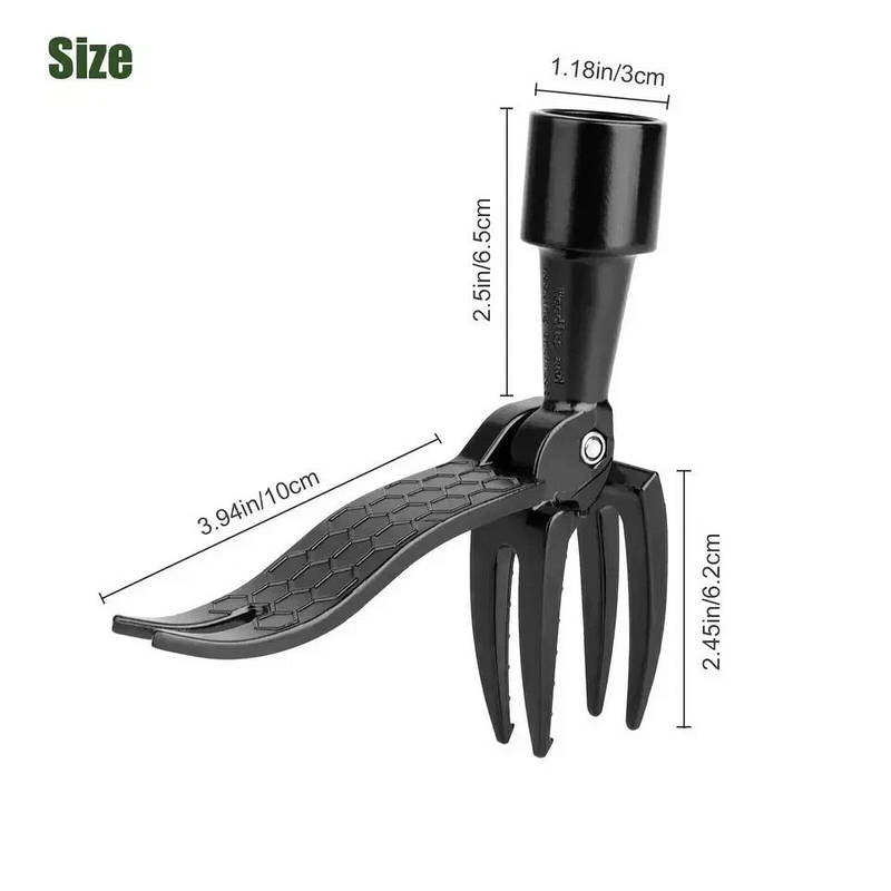 Stand Up Weed Puller Tool with Handle, Garden Root Remover Easy Weed Removal Tool
