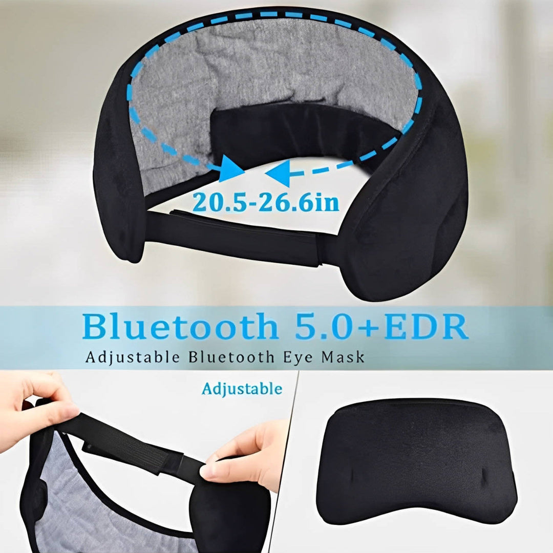 Relaxing Wireless Sleep Headphones with 3D Mask Design