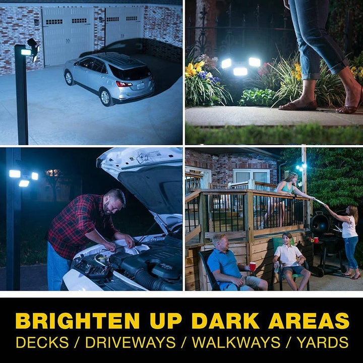 Motion Sensor Floodlight Outdoor LED, Remote Control Waterproof Light for Home