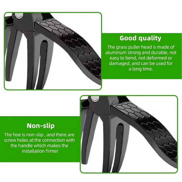 Stand Up Weed Puller Tool with Handle, Garden Root Remover Easy Weed Removal Tool