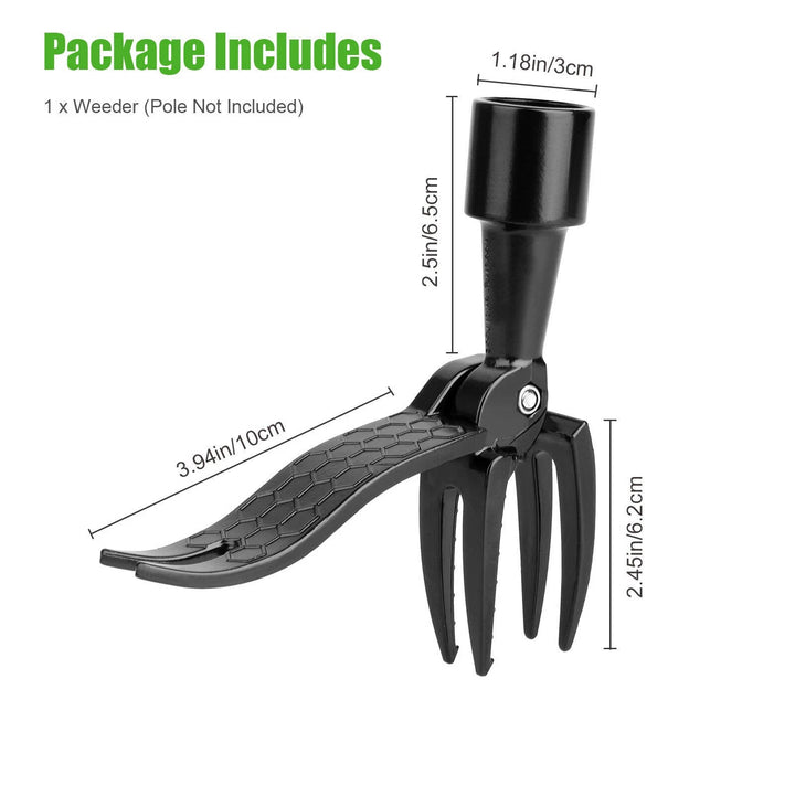 Stand Up Weed Puller Tool Claw, Garden Root Remover Easy Outdoor Weeding Tool