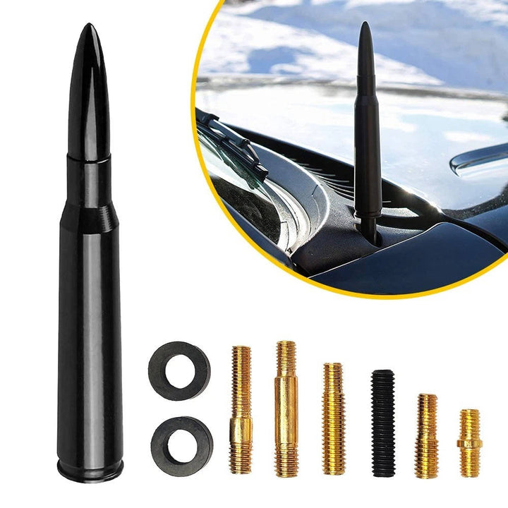 Universal Car Antenna Replacement with 8 Adapter Bolts and Sealing Rings