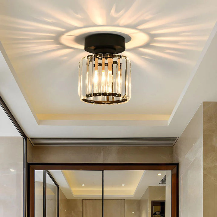 Crystal Glass Ceiling Light for Bedroom, Living Room, Dining Room
