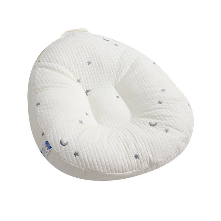 Baby Lounger Pillow, Ergonomic Cotton Nest with Anti Reflux Support
