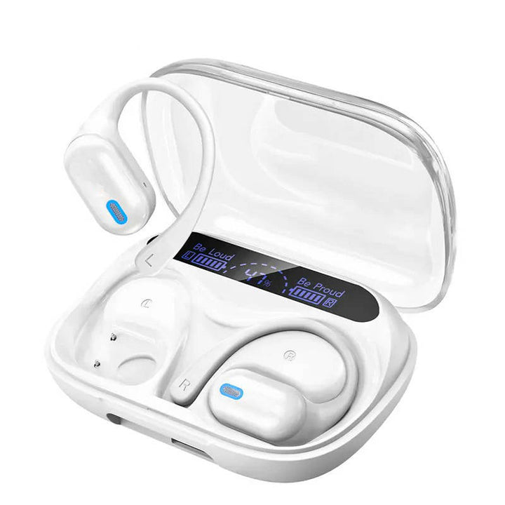 Powerbank Wireless Earbuds Bluetooth 6.0, OWS Headphones with Phone Charging Case Waterproof Sports Earphones Android iOS
