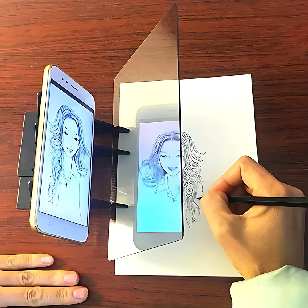 Portable Optical Tracing Board for Kids, Beginners and Artists with Sketch Projection Tool