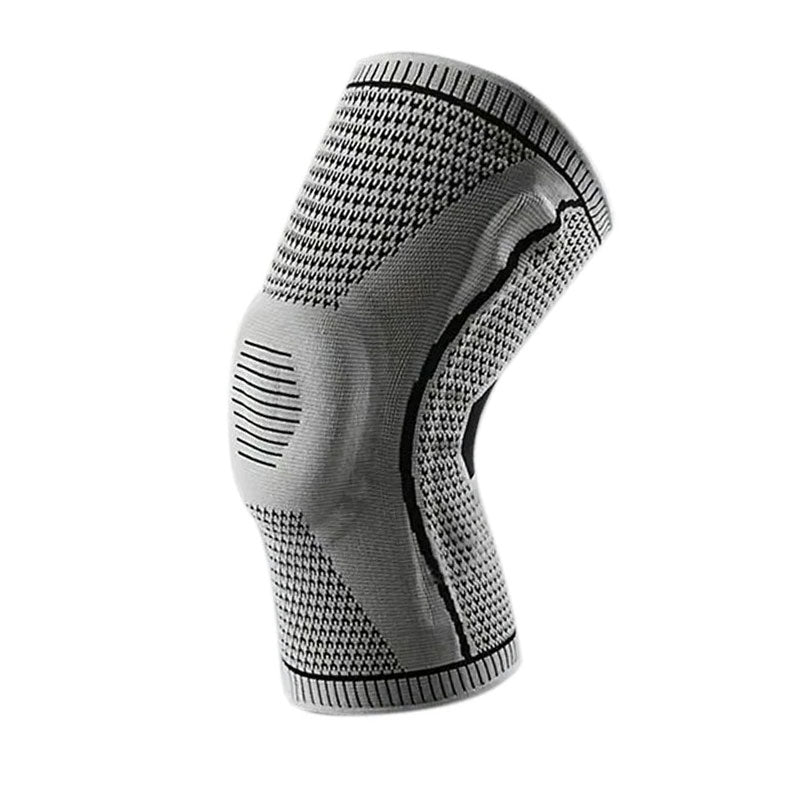 Knee Sleeve with Silicone Pad and Adjustable Straps, Low-Profile Breathable