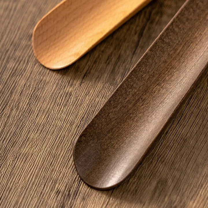 Extra Long Shoe Horn with Smooth Curved Surface and Comfortable Grip Handle