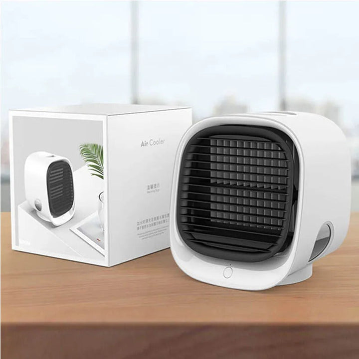 Portable Evaporative Air Cooler with Humidifier Function for Small Spaces