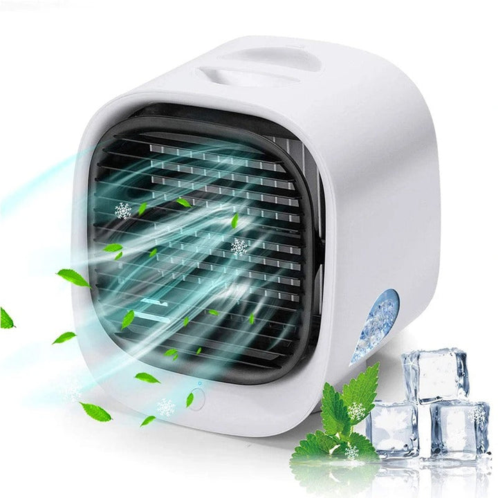Portable Evaporative Air Cooler with Humidifier Function for Small Spaces