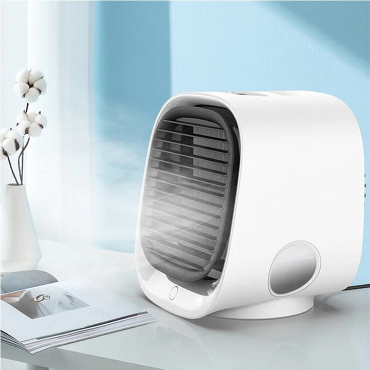 Portable Evaporative Air Cooler with Humidifier Function for Small Spaces