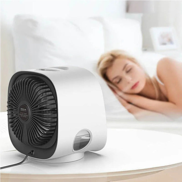 Portable Evaporative Air Cooler with Humidifier Function for Small Spaces