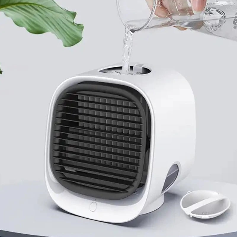 Portable Evaporative Air Cooler with Humidifier Function for Small Spaces