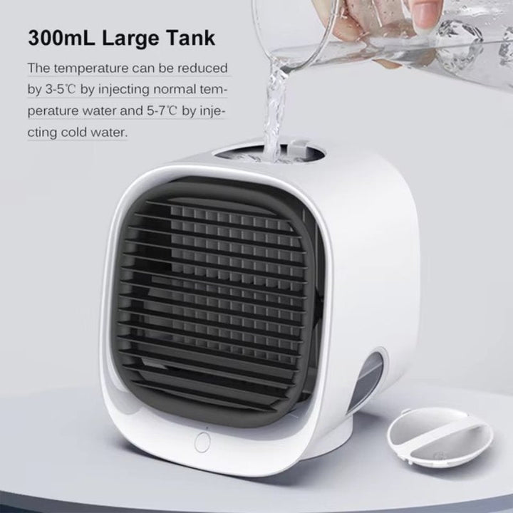 3-in-1 Mini Air Conditioner with Cooling, Humidifying and Air Purifying