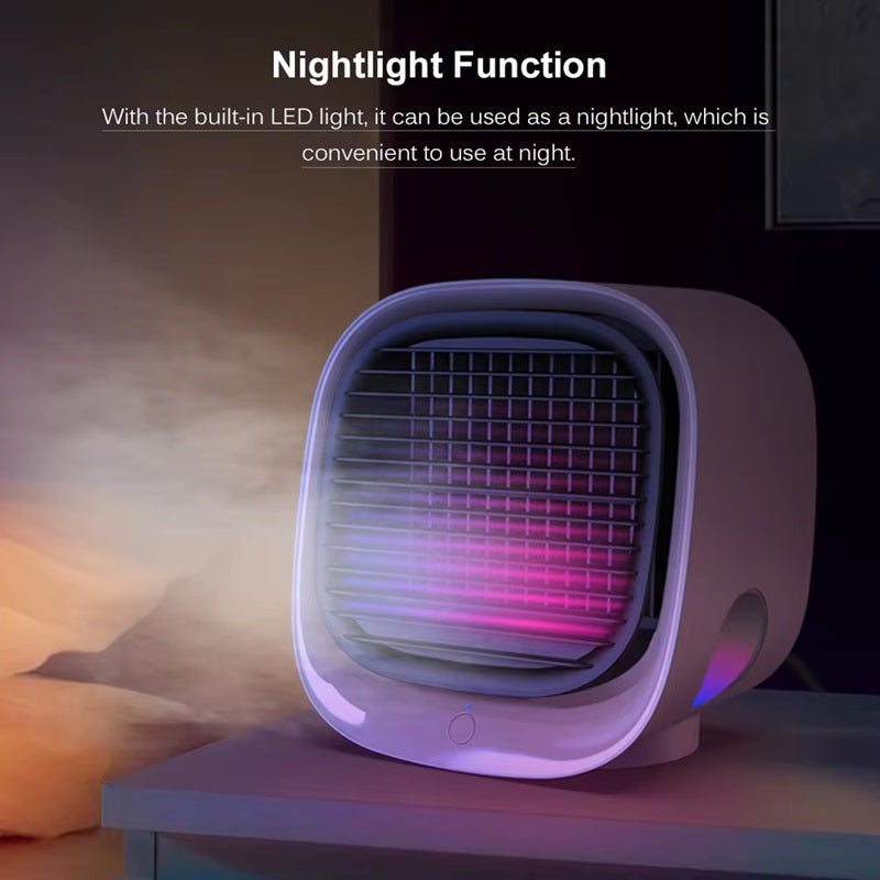 3-in-1 Mini Air Conditioner with Cooling, Humidifying and Air Purifying